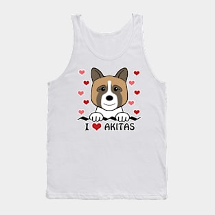 I Love Akitas Tank Top